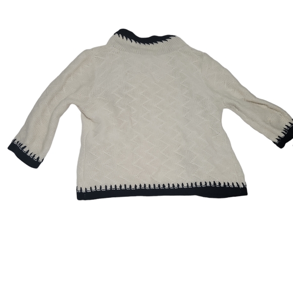 Cabi 297 M Cream "Socialite" Knit Open Front Cardigan Sweater jacket - Picture 2 of 14